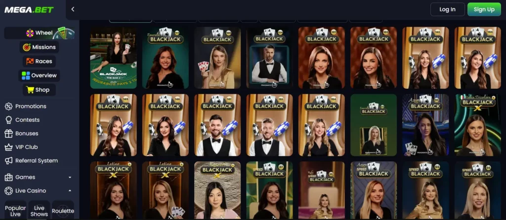 Live Blackjack
