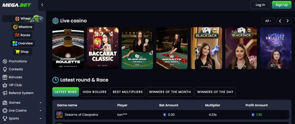 Live Casino met Professionele Dealers