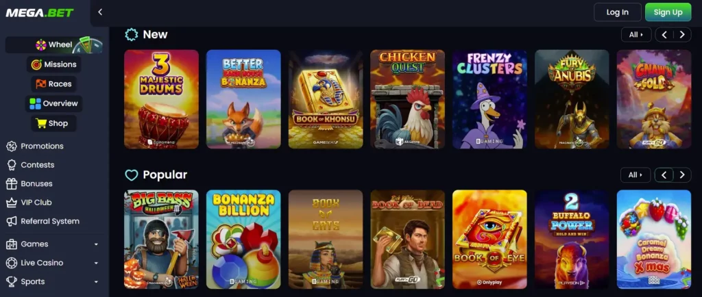 Ontdek de Meest Gespeelde Games